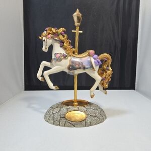 Vintage Thomas Kinkade Sweetheart Carousel 0425A Ltd.  Hamilton Collection